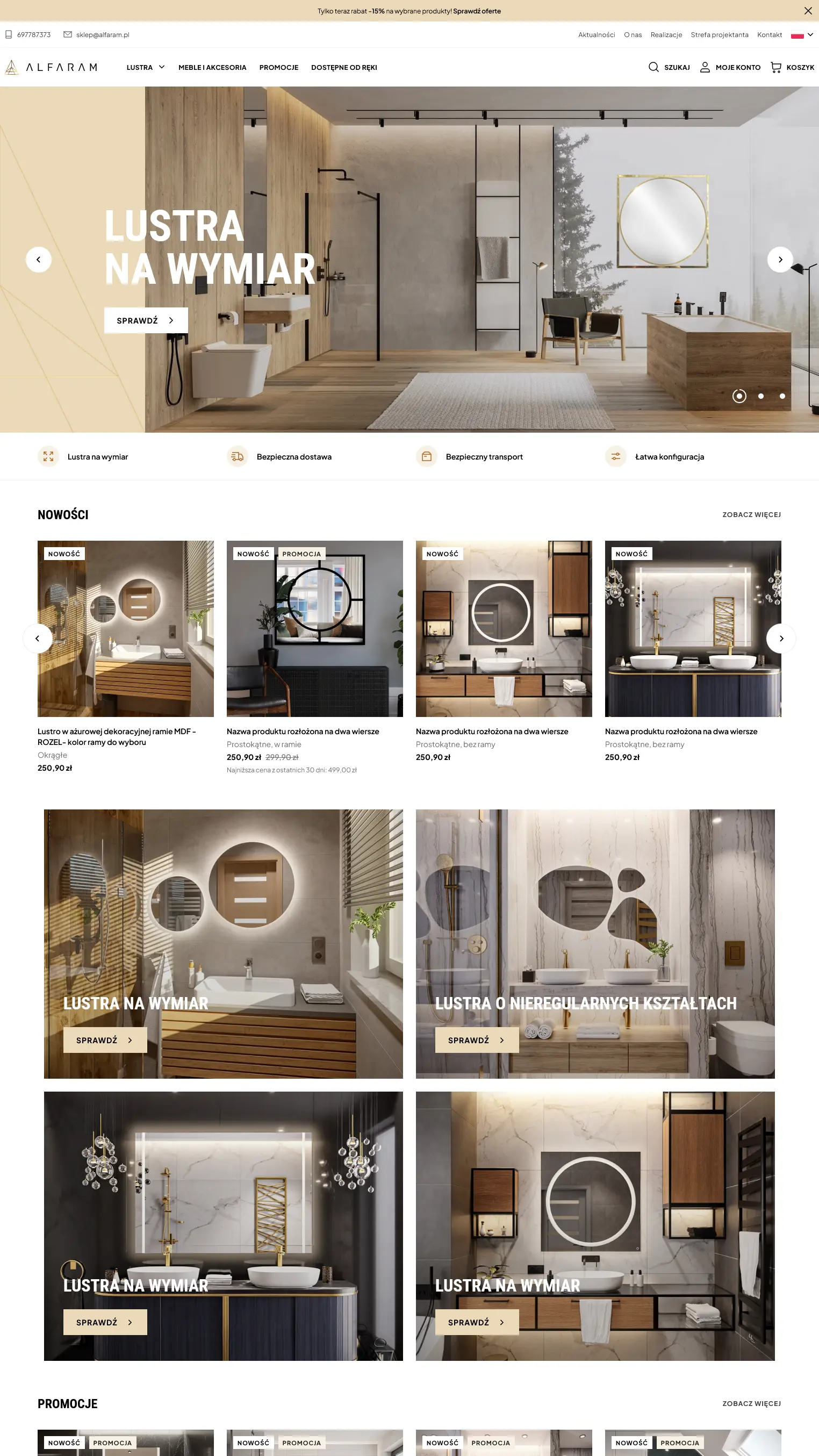 Alfaram Landing page