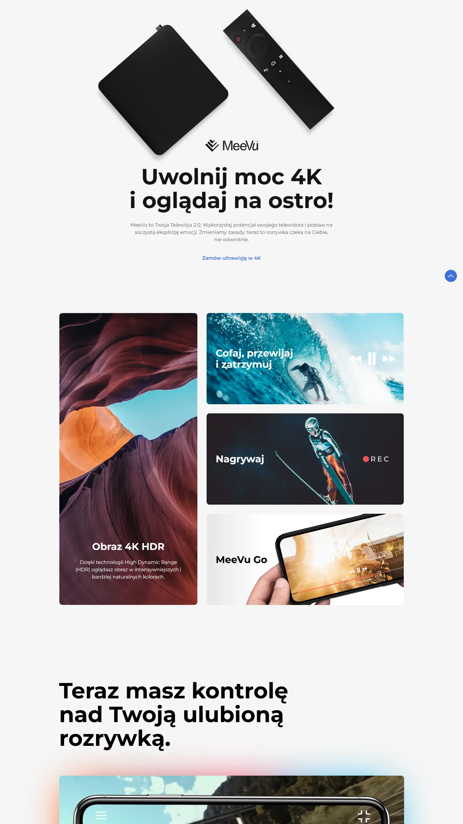 AstaNet Meevu Landing page